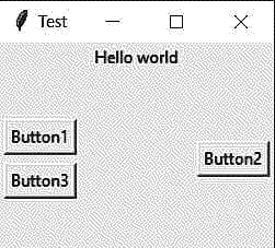 Python Tkinter Frame