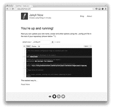 Jekyll Now Theme Screenshot