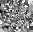 A Voronoi diagram made in vispy.