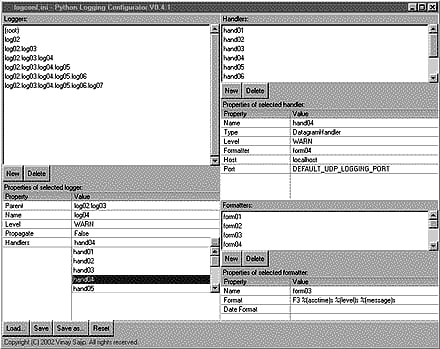 Logging Configurator GUI